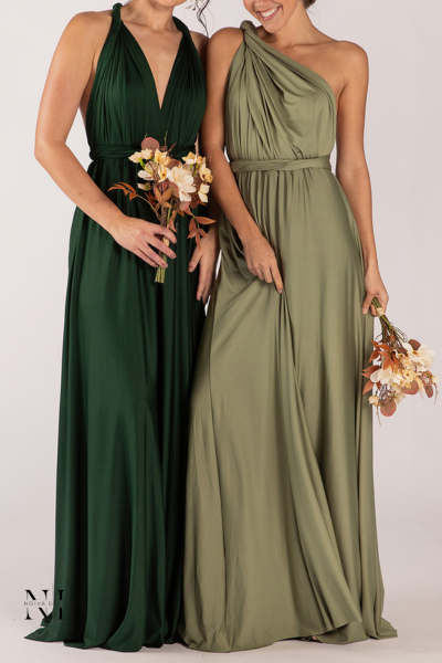 Vestido Multiformas Verde Esmeralda-Infinity