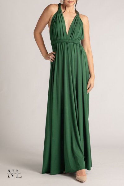 Vestido Multiformas Verde Bandeira- Infinity
