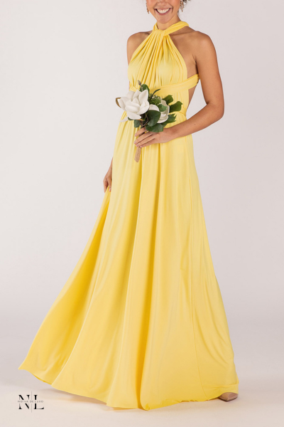 Vestido Amarelo Pastel Multiformas- Infinity