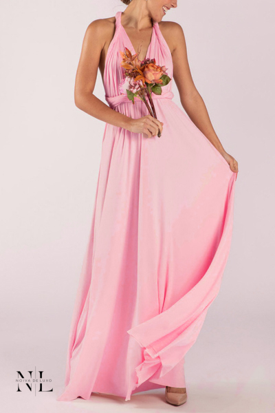 Vestido Rosa Bebe Multiformas- infinity