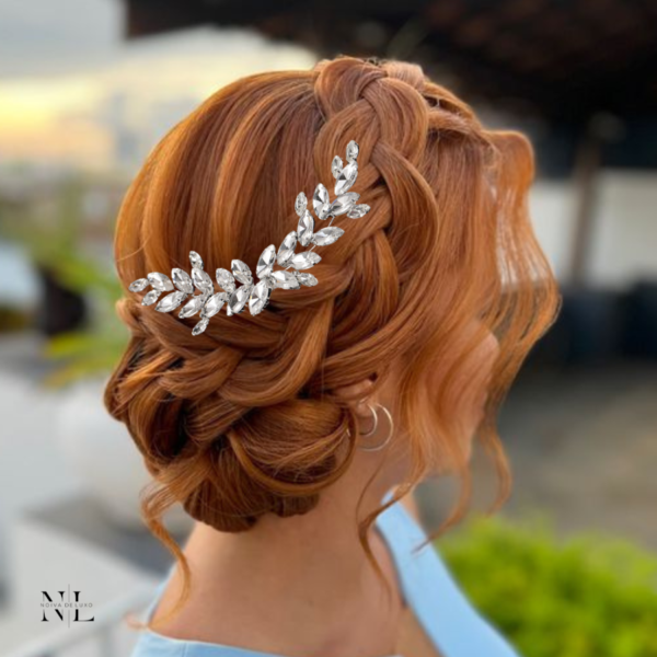 Arranjo para Cabelo de Noiva- Pente Ponto de Luz