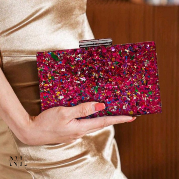 Bolsa Clutch texturizada- Felicia