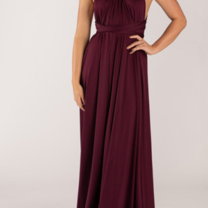 Vestido Multiformas Marsala- Infinity