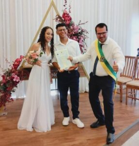 Vestido Branco para Casamento Civil- Maríe